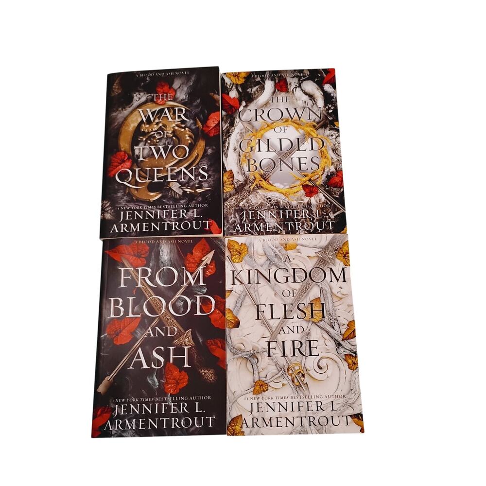 Jennifer L Armentrout Blood and Ash Series 4 PB Lot War Crown Kingdom Blood